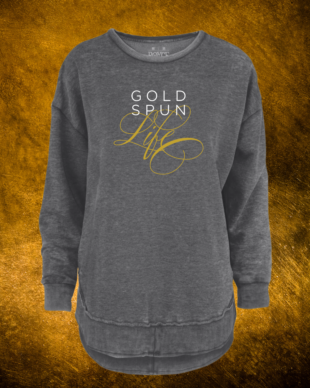 GoldspunLife Sweatshirt – Charcoal